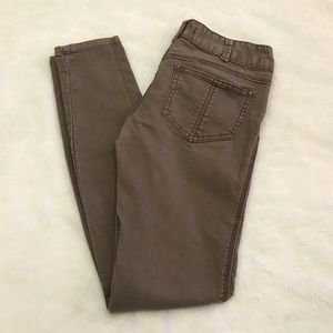 Free People Brown Skinny Jean